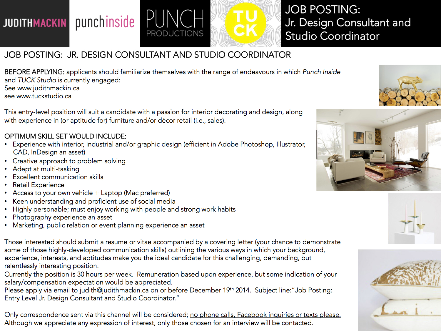 Interior Design Consultant Job Description A job that is close to