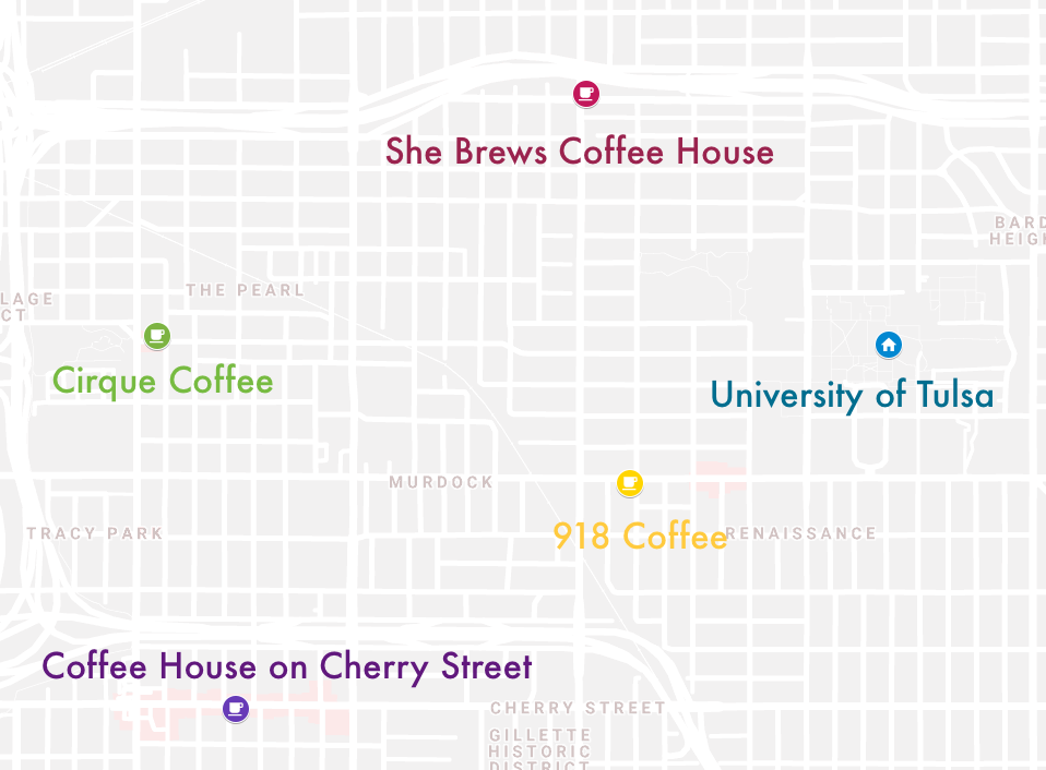 Favorite coffee shops near TU The Collegian