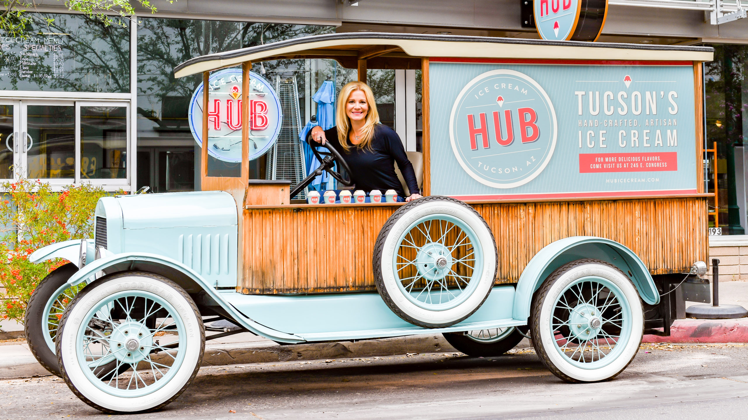 HUB Ice Cream is taking its vintage truck on an 'a la road trip' around