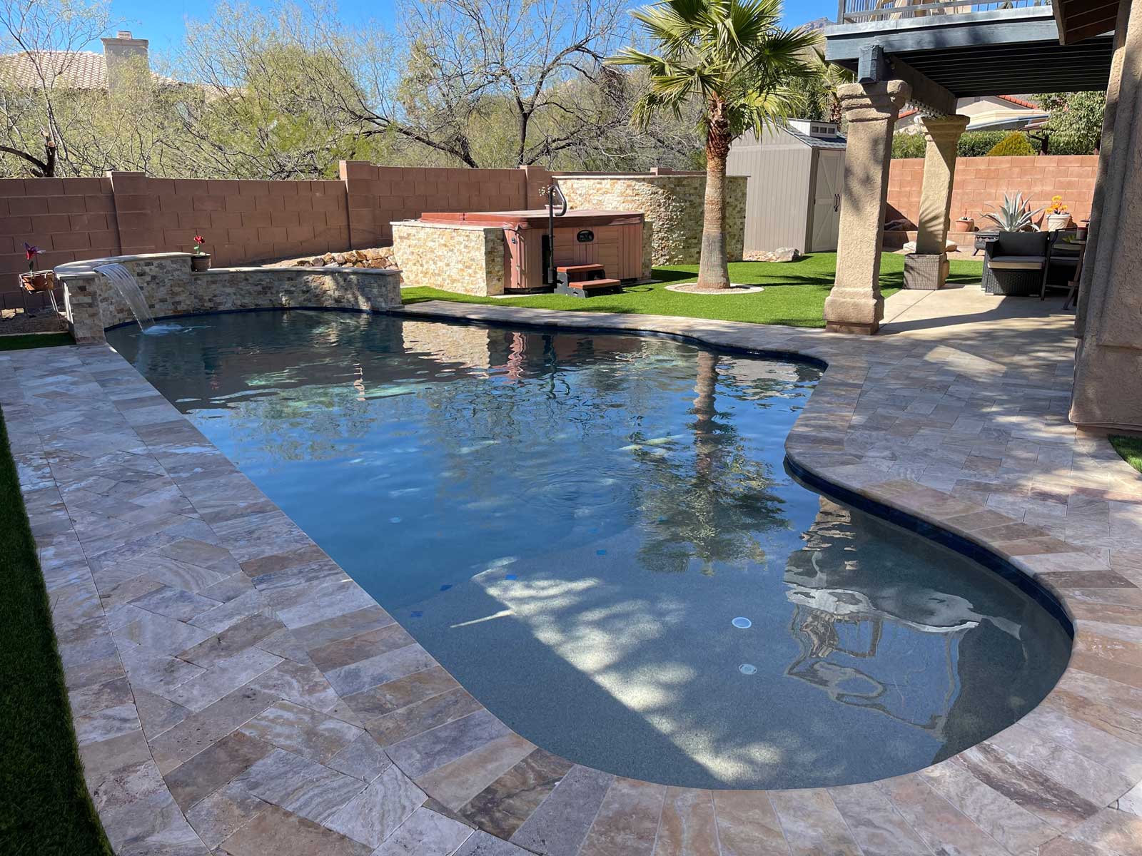 Tucson Pool Design Gallery Inspiring Backyard Oasis Creations