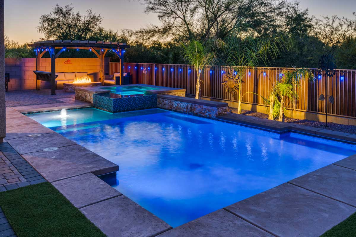 Tucson Pool Design Gallery Inspiring Backyard Oasis Creations