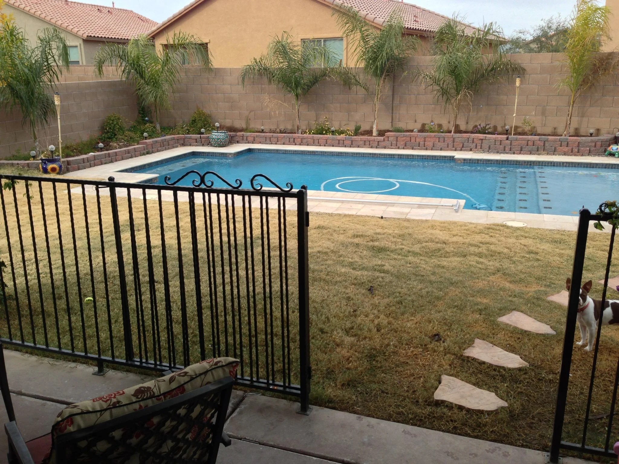 Custom Wrought Iron Fencing Omni Pool Builders Tucson Durable