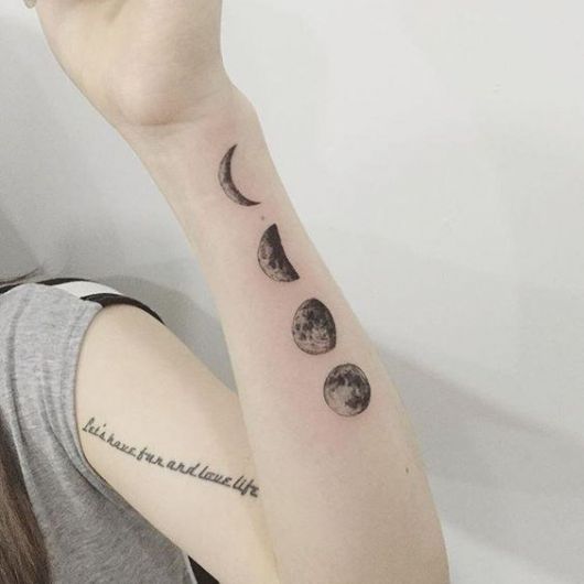 Tatuagem de fases da lua 80 ideias supercriativas para fazer a sua Tatuagem de Lua 52 Ideias Apaixonantes & Principais Significados!