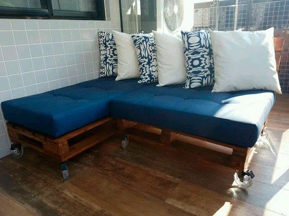 Sofá de Palete » 50 Modelos Incríveis para Modificar a Decoração