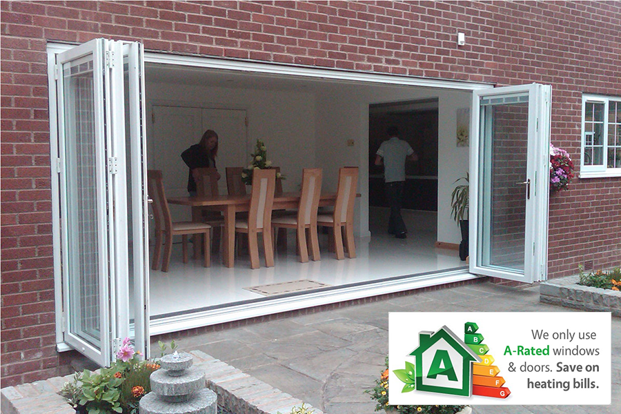 UPVC Patio Doors and Bi fold Doors supplied & fitted by Tudor Windows