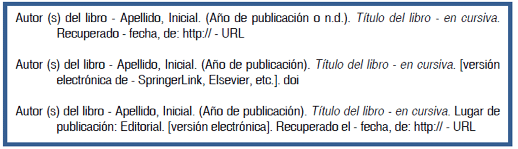 Conoce Ejemplos De Referencia Bibliografica En Ecuador