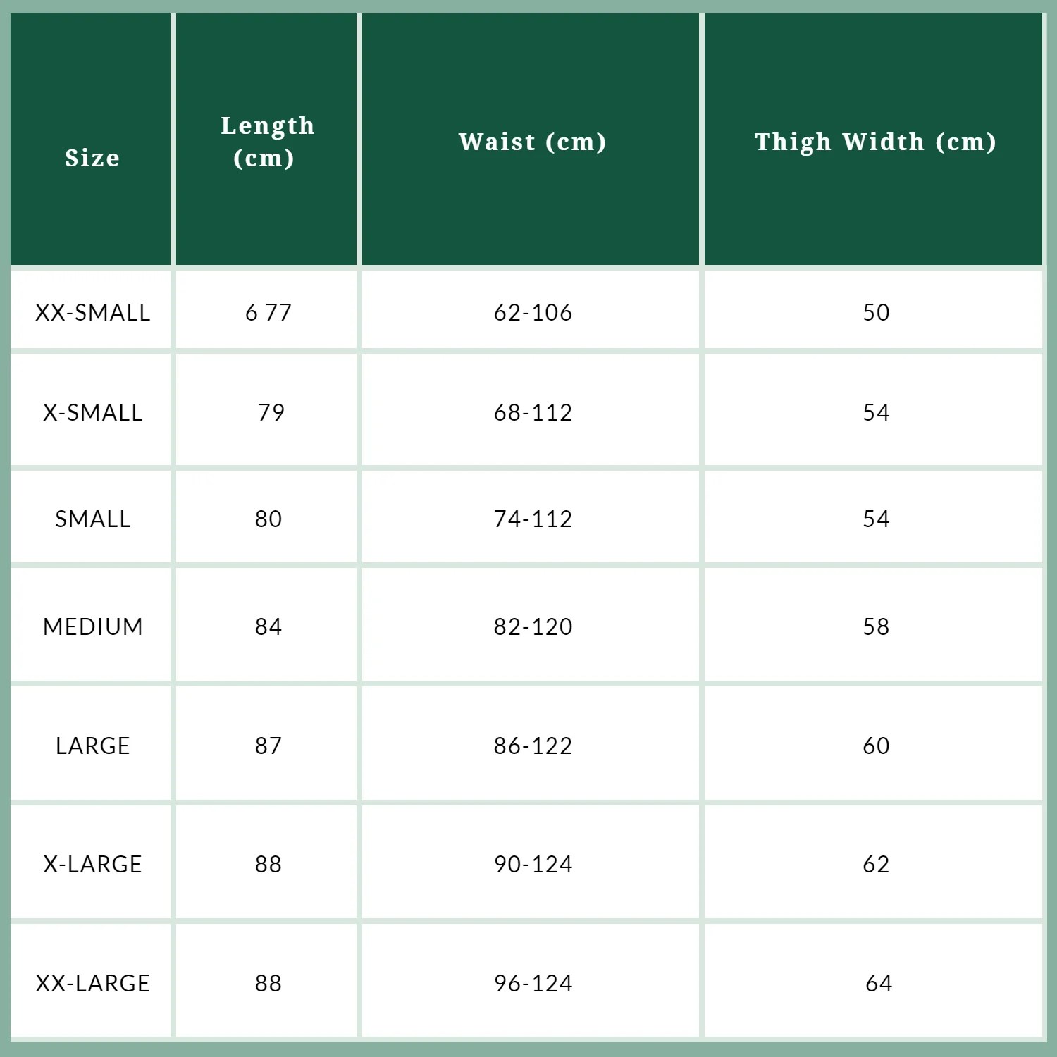 Half Chaps & Gaiters Size Guides – Tuffa Boots