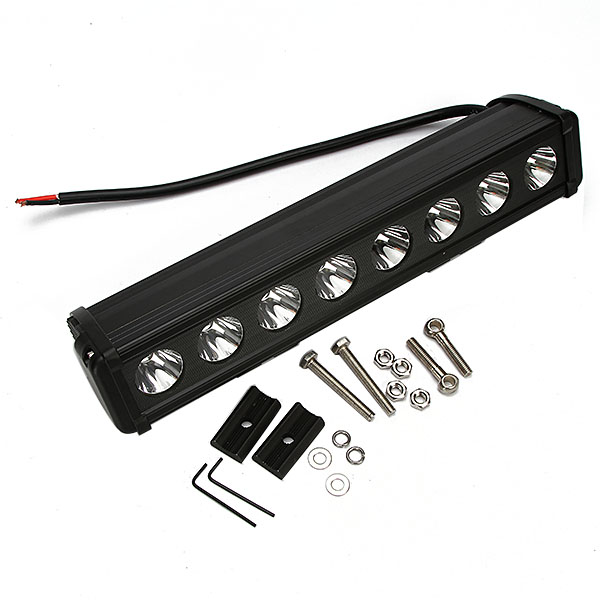 Big Cree Single Row LED Light Bar 15 Inch 80 Watt Spot Tuff LED