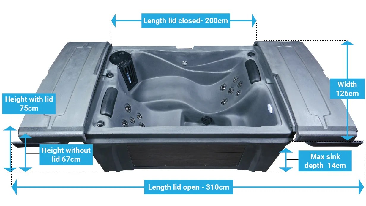 TT150 2 Seat Hot Tub