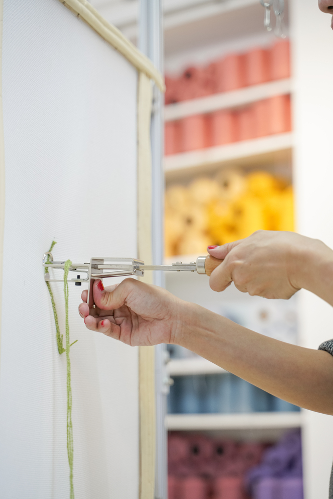 Mini Manual Speed Tufting Tool Adjustable pile height 313mm Tuftin