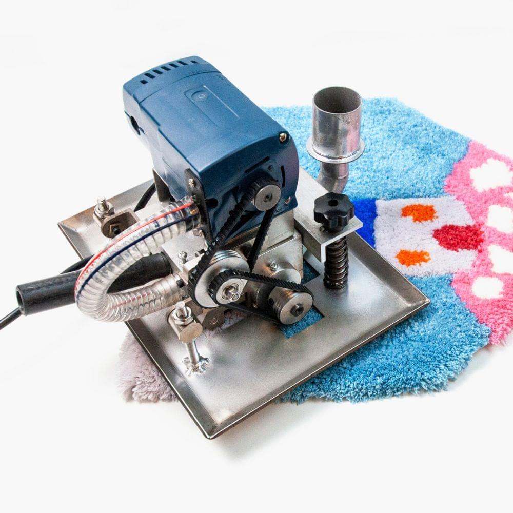 Rug Flat Shearing Machine, Adjustable Shearing Depth, Efficient Fuzz