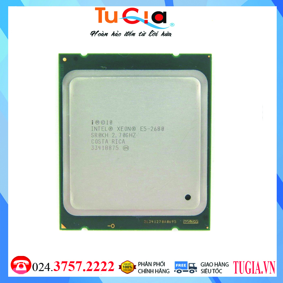 CPU Intel Xeon E5 2680 2.80Ghz20Mb (Tray) (Up to 3.50Ghz