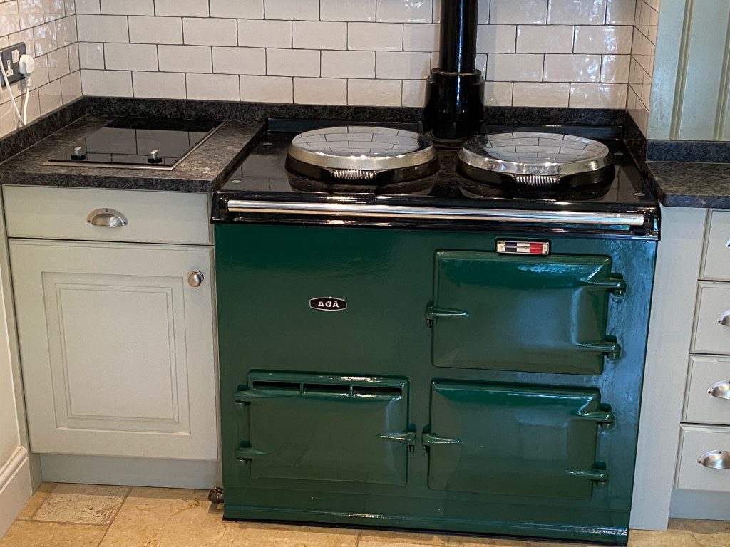 Emerald Green Gas Aga Used The Used Kitchen Company