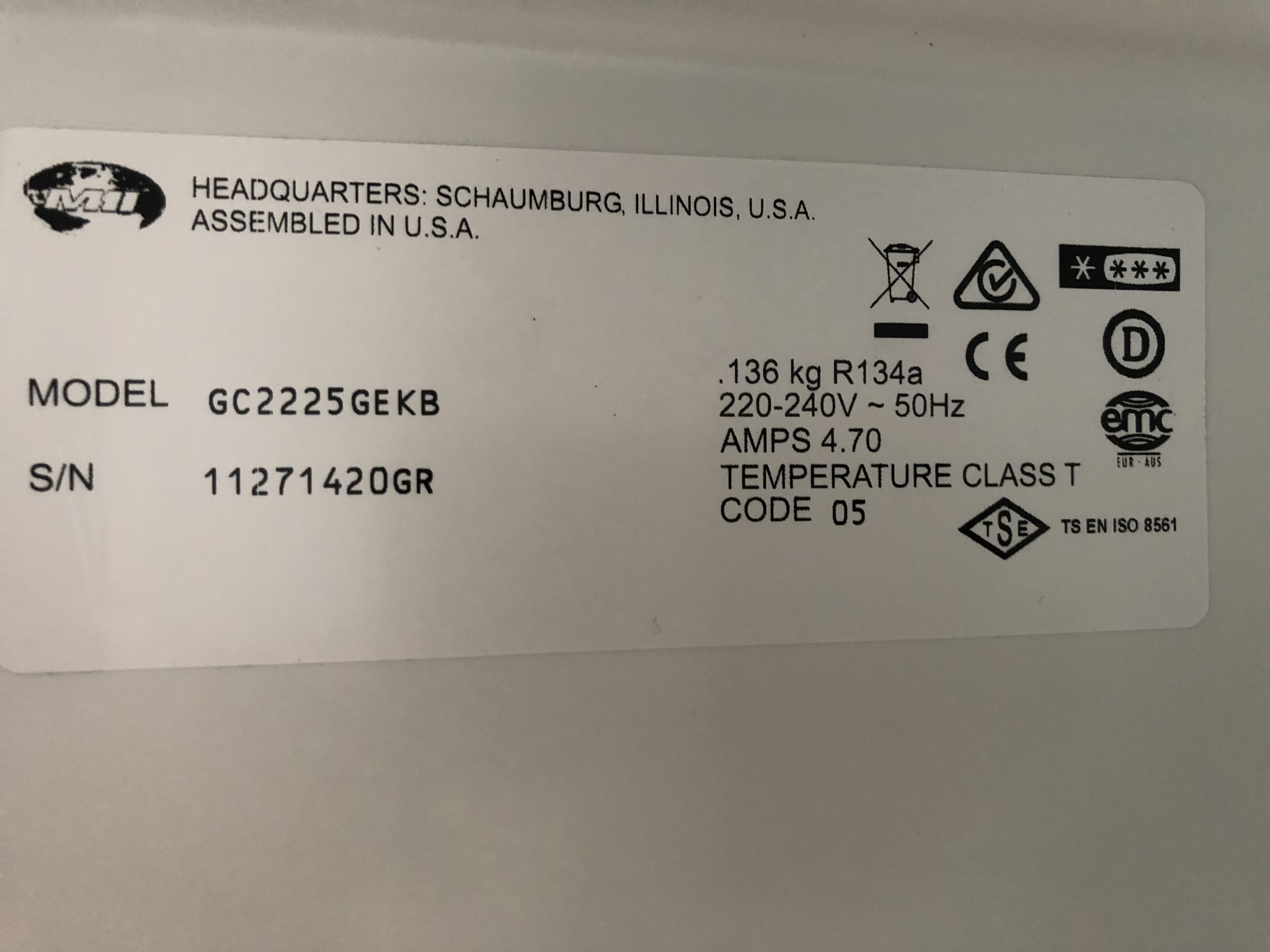 Ex Display Maytag Fridge/Freezer The Used Kitchen Company