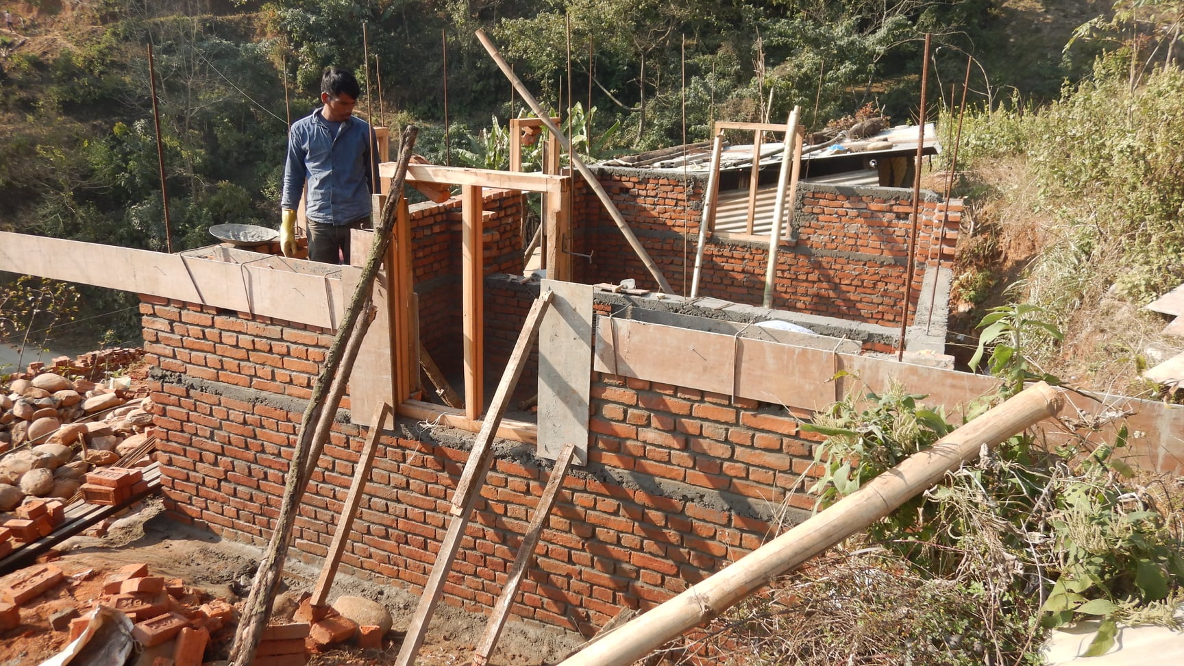 Building safe homes for single mothers Tukee Foundation