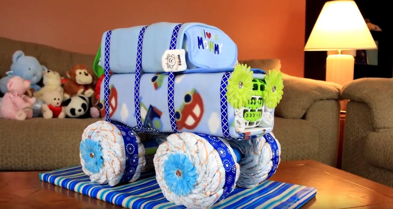 Introduce 66+ images how to make jeep diaper cake In.thptnganamst.edu.vn