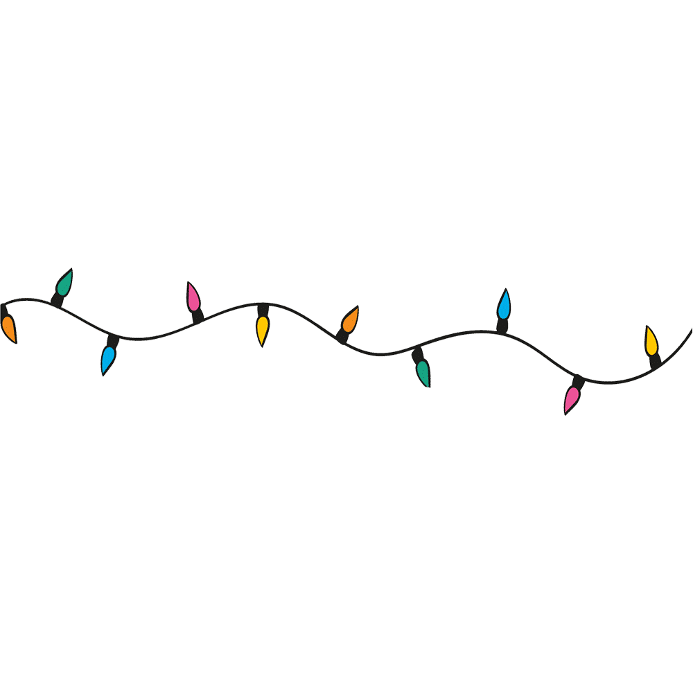 Free & Cute Christmas Lights Clipart For Your Holiday Decorations