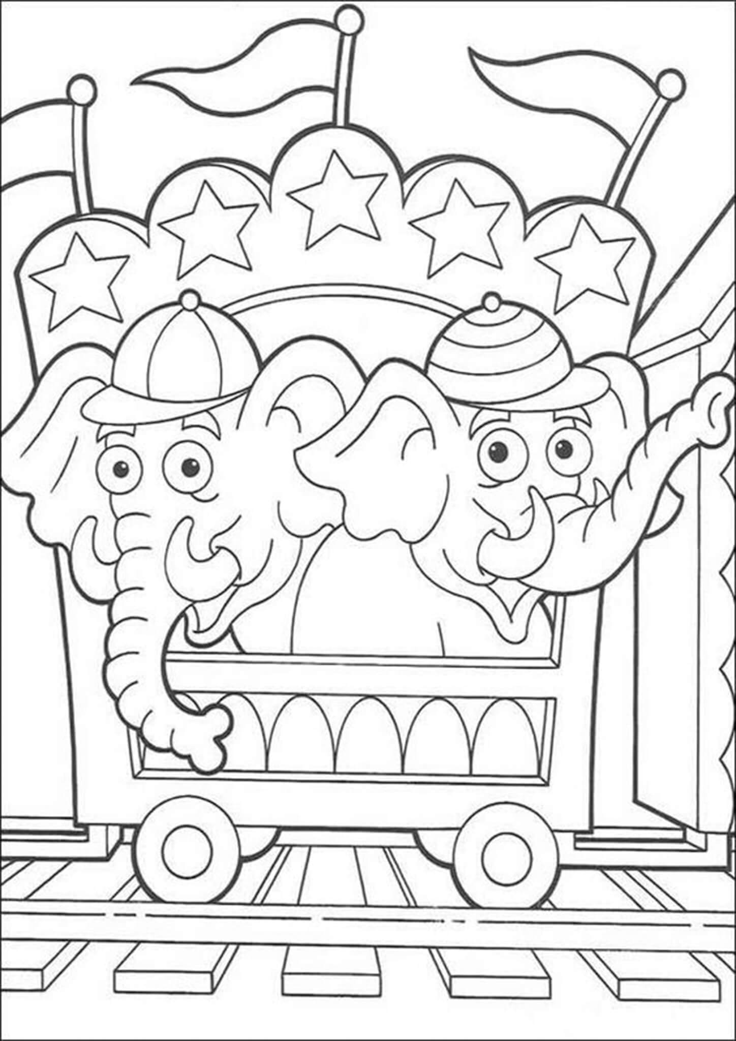 Free & Easy To Print Circus Coloring Pages - Tulamama