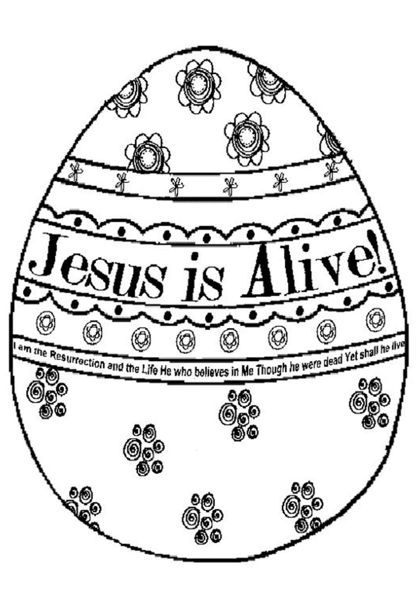 Free & Easy To Print Easter Coloring Pages - Tulamama