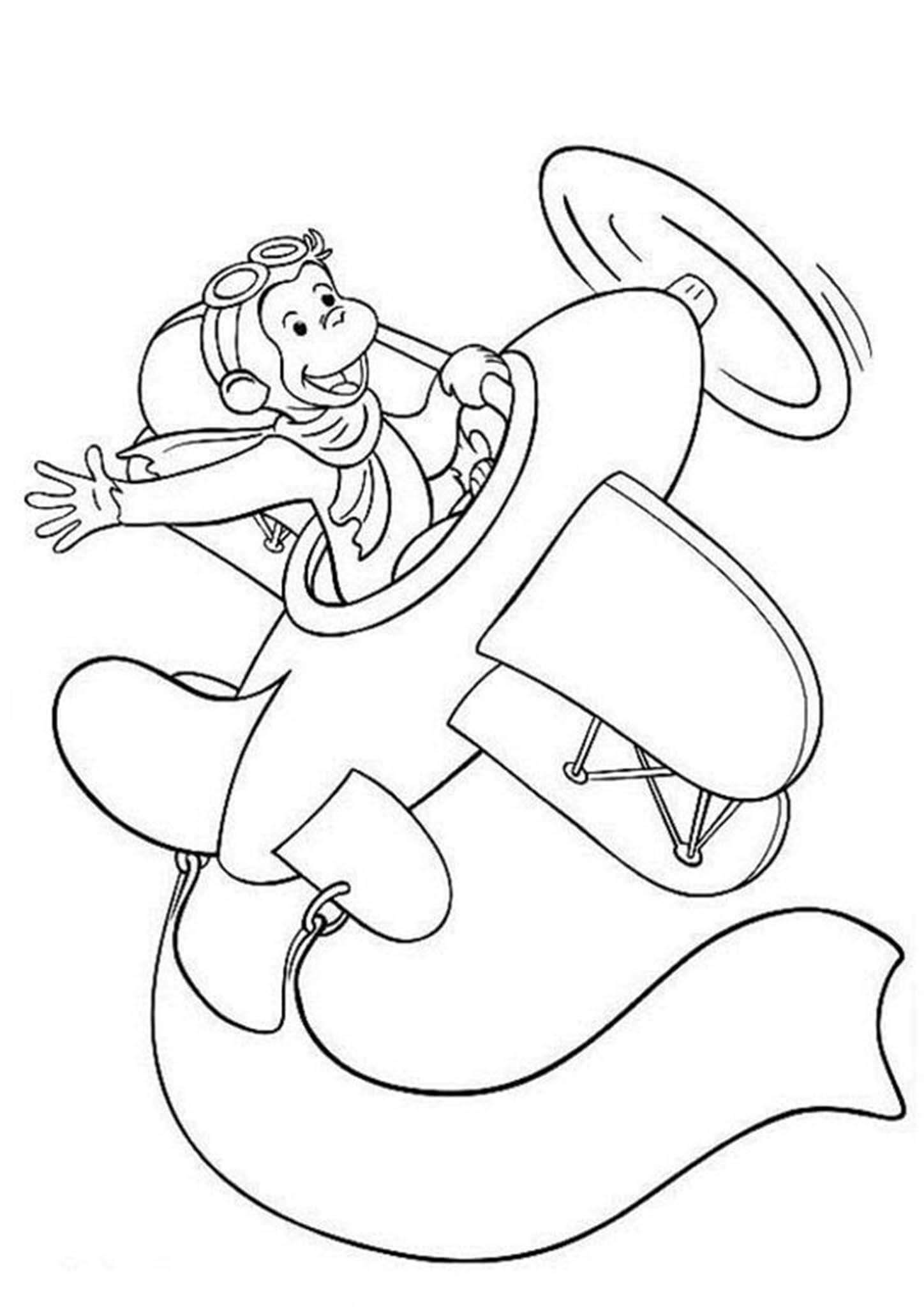 Free & Easy To Print Curious Coloring Pages Tulamama