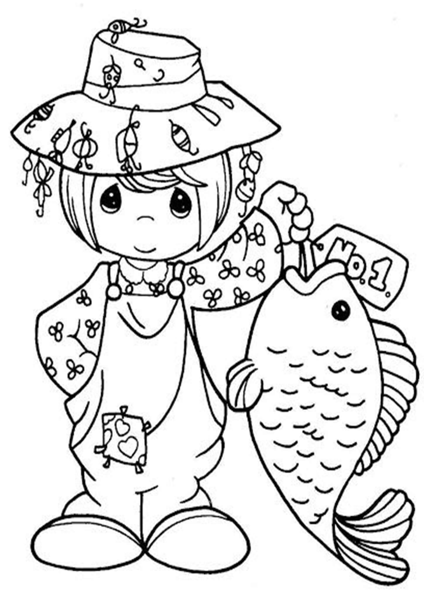 Free & Easy To Print Precious Moments Coloring Pages Tulamama