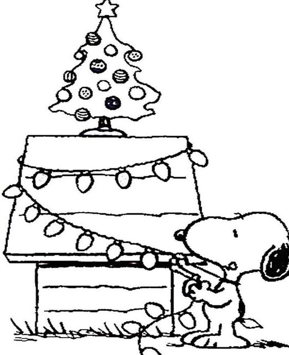 Free & Easy To Print Christmas Lights Coloring Pages