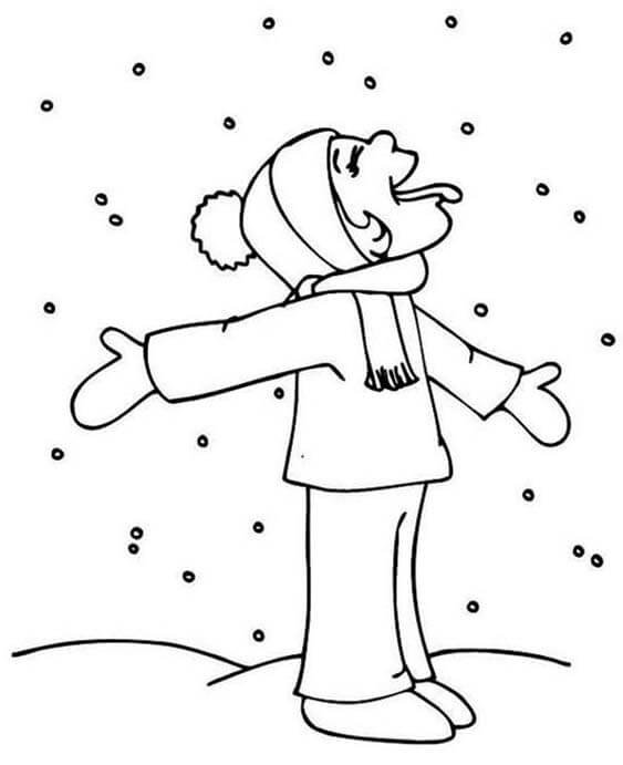 Free & Easy To Print Snow Coloring Pages Tulamama