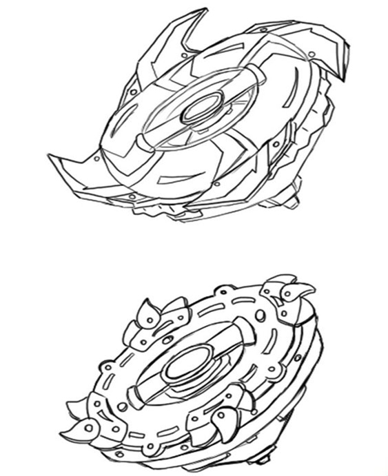 Free & Easy To Print Beyblade Coloring Pages Tulamama