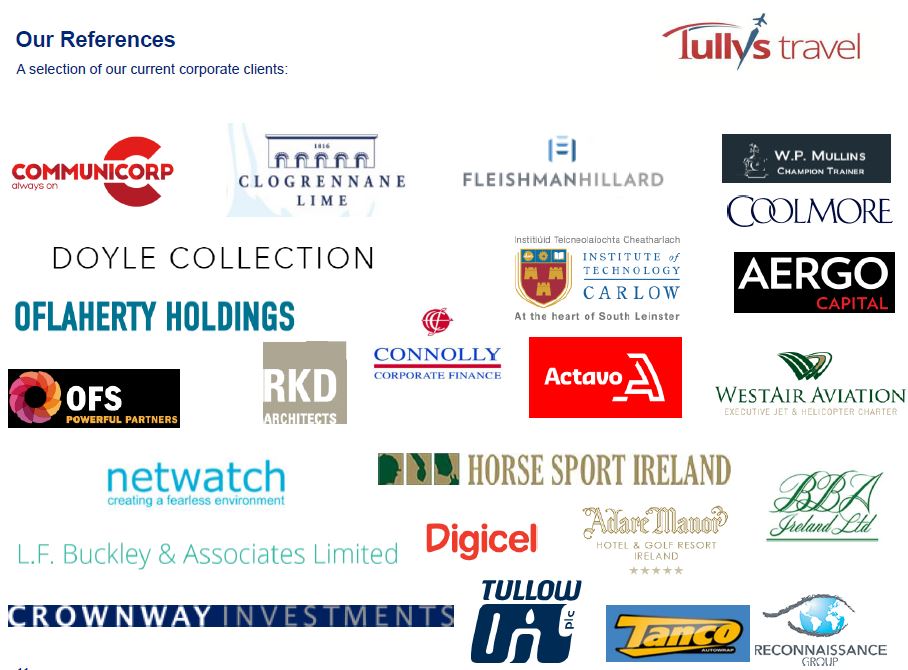 Our References Tully's Travel Corporate