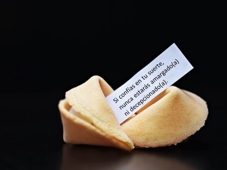 Galleta de la Fortuna ¡Confía! Universo personal