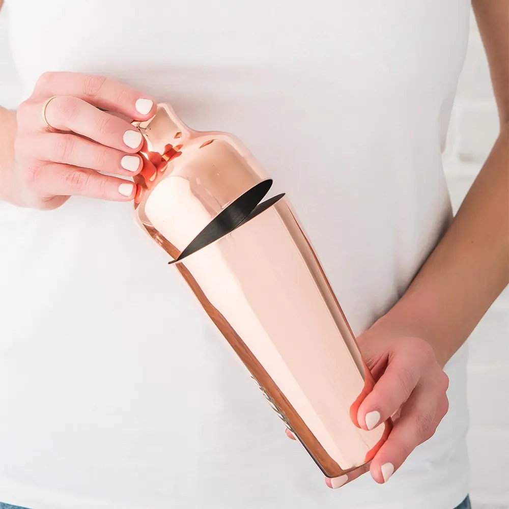 Copper Shaker Custom Monogram Tumble Chicks