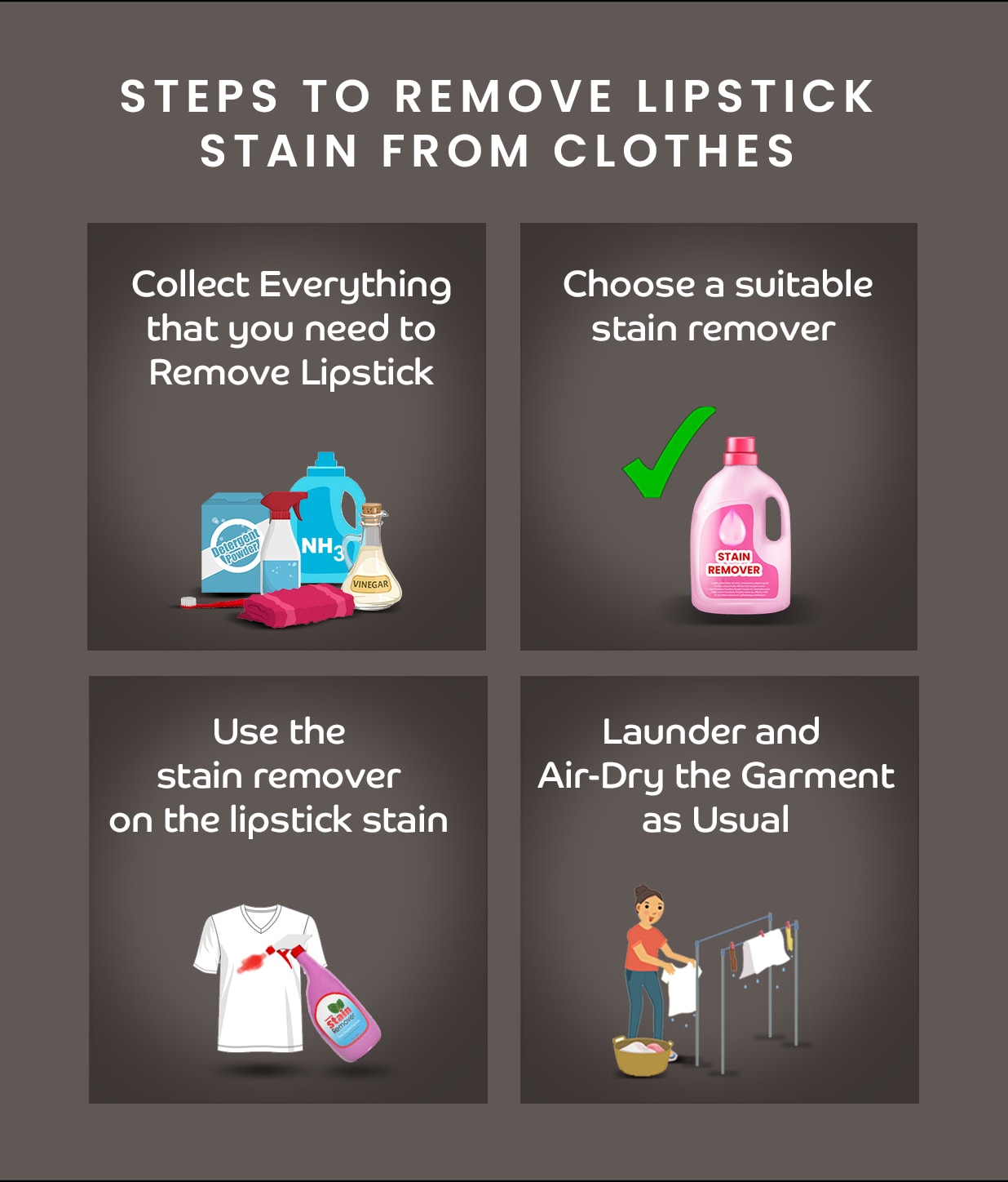 How To Remove Lipstick Stains From Clothes