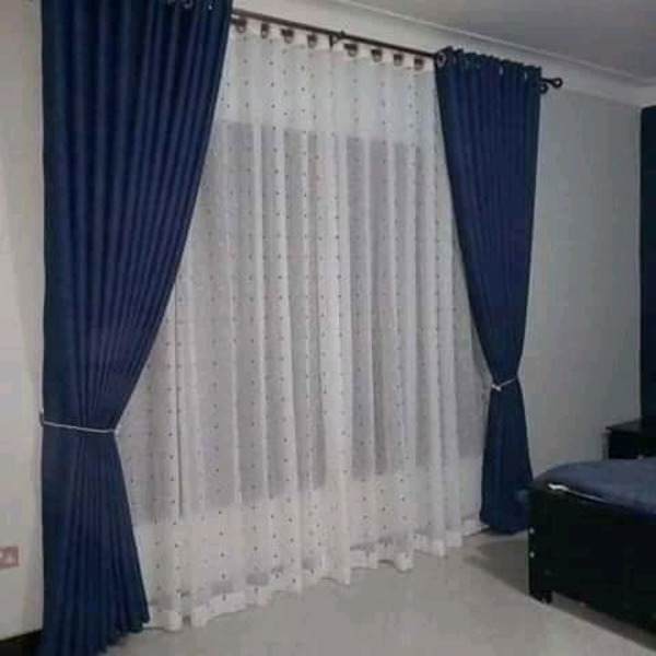 Curtains and curtain rods Shs. 25,000 Kampala Tunda.ug