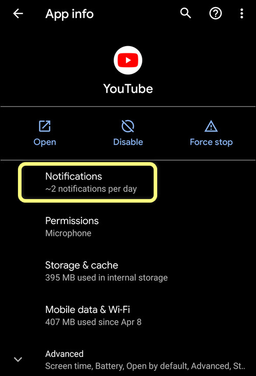 How to Disable PopUp Banner Notifications for YouTube on Android
