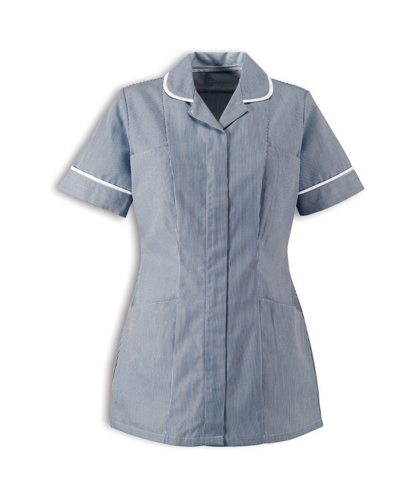 Women’s Stripe Healthcare Tunic (Navy with White Trim) ST298 buy now