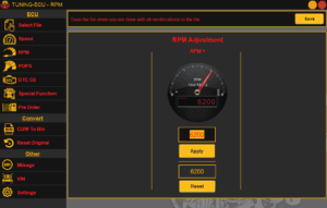 Tuning-ECU Program 0.0.0.1 - Tuning ECU