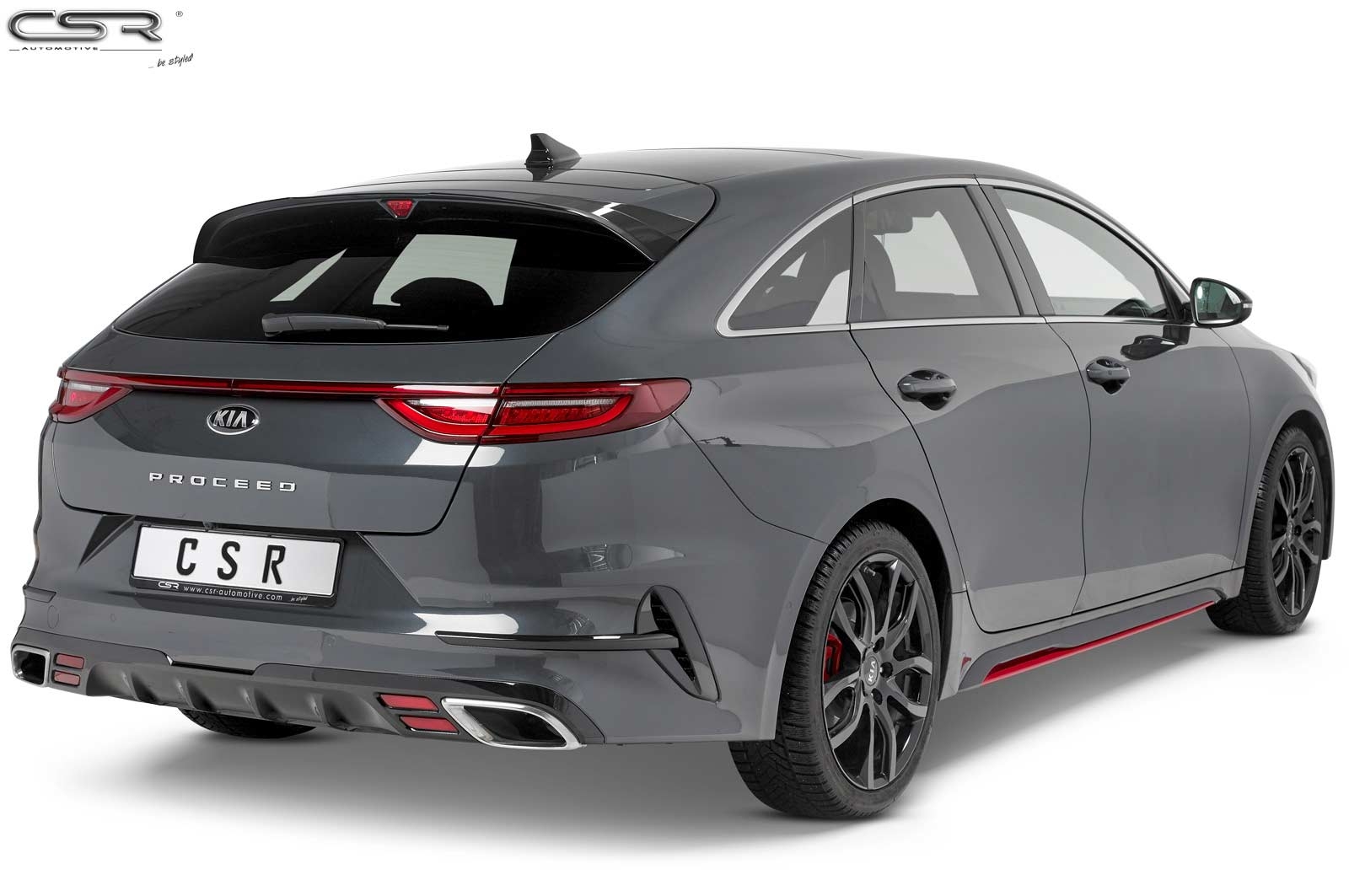 CSR Heckspoiler für Kia Ceed ProCeed CD ProCeed SW 18 Glossy schwarz