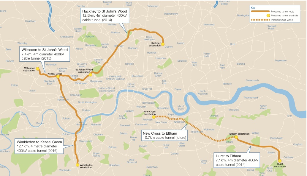 Milestones reached on London power tunnels The Tunnelling Journal