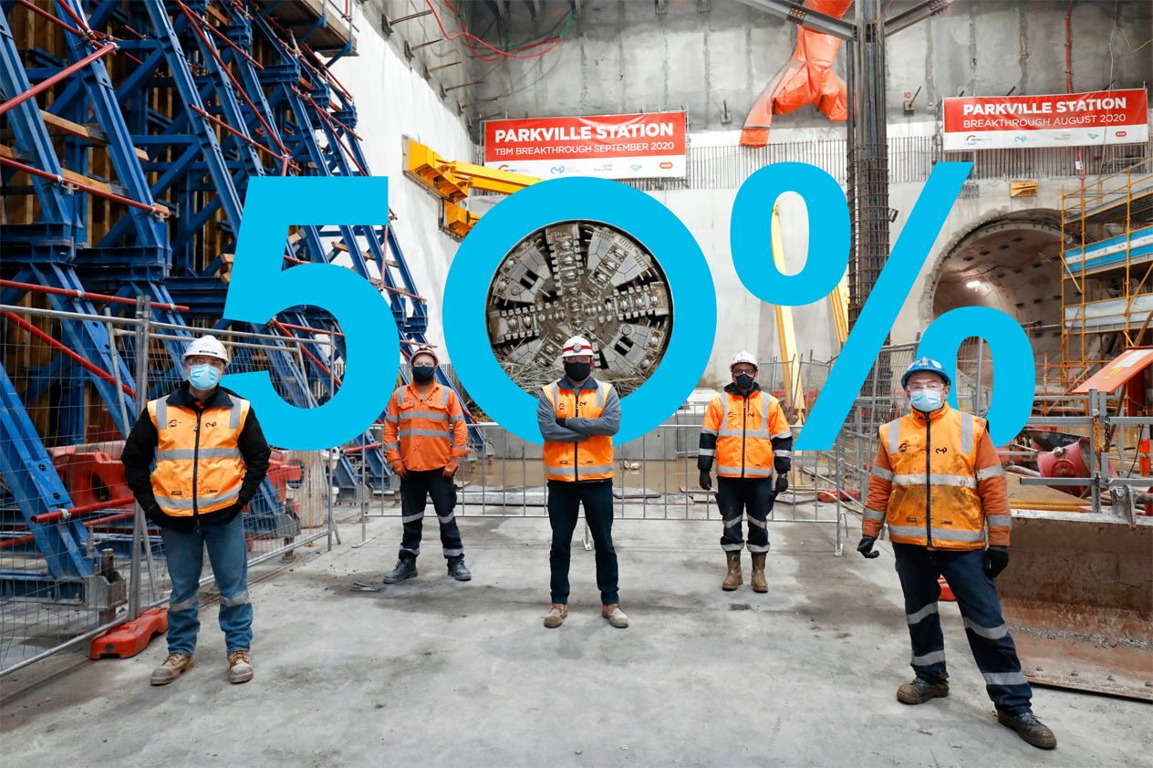 Melbourne Metro tunnels reach 50 completion The Tunnelling Journal