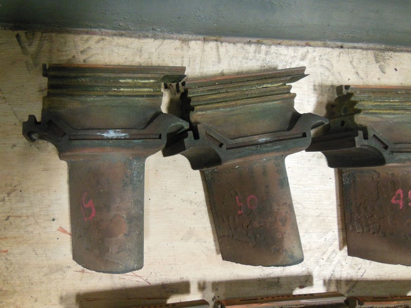 Turbine Blade Row 1 used Siemens Turbine Buckets