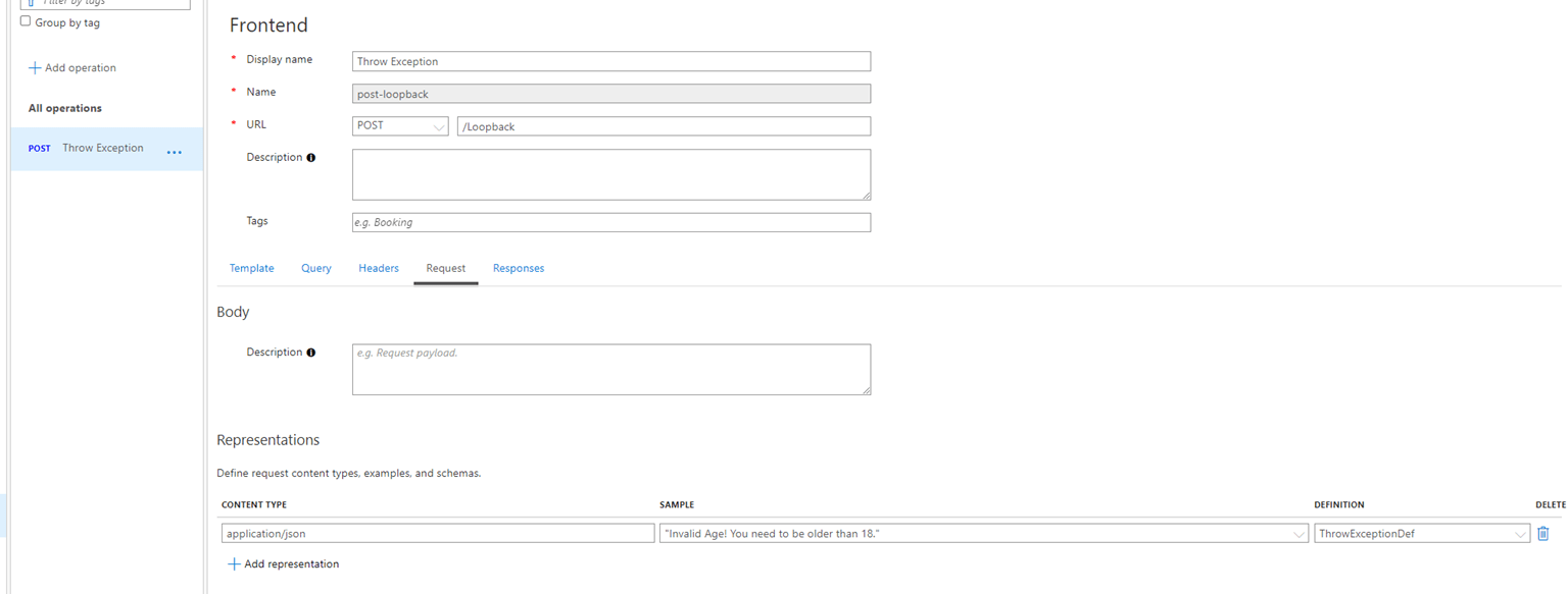 Throw exception in Logic App using API Management (Part V)