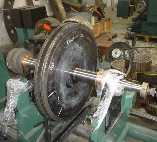 Reparacion a turbinas