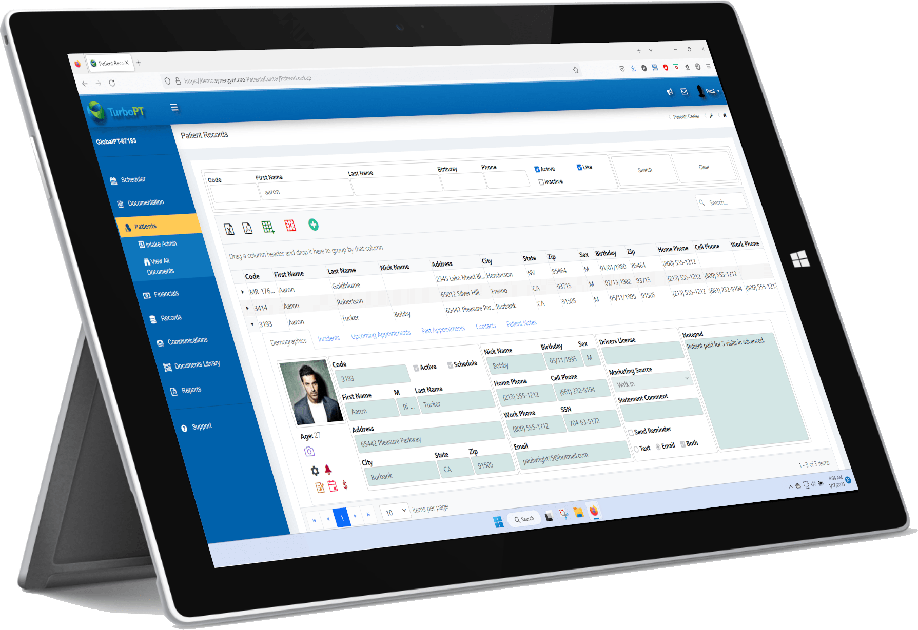TurboPT EMR Solution
