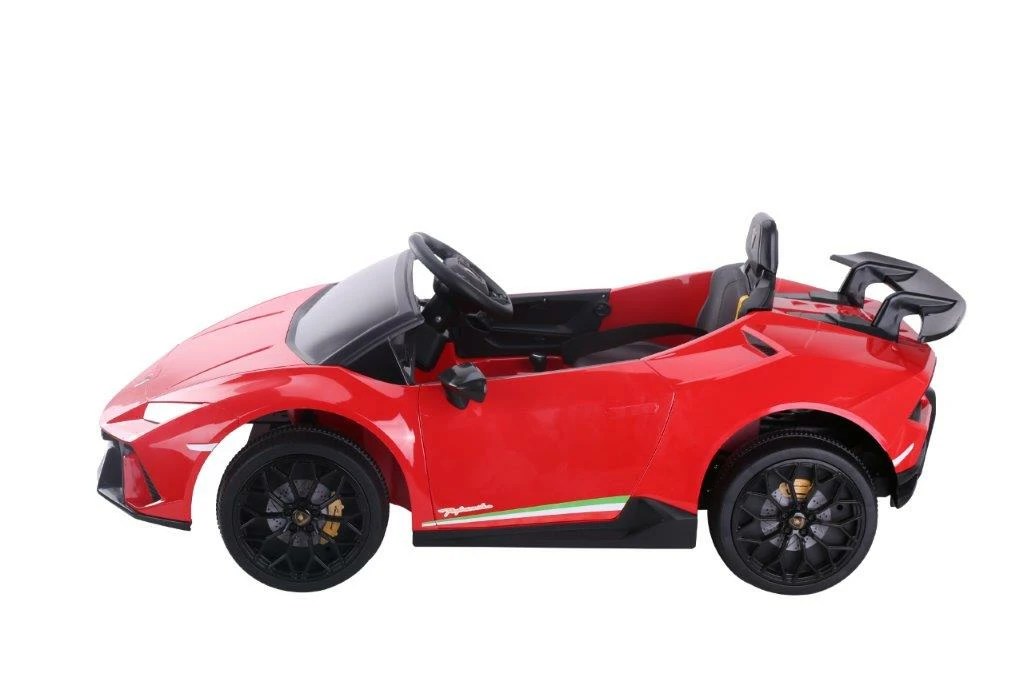 Red Huracan 12v official ride on toy car with remote control
