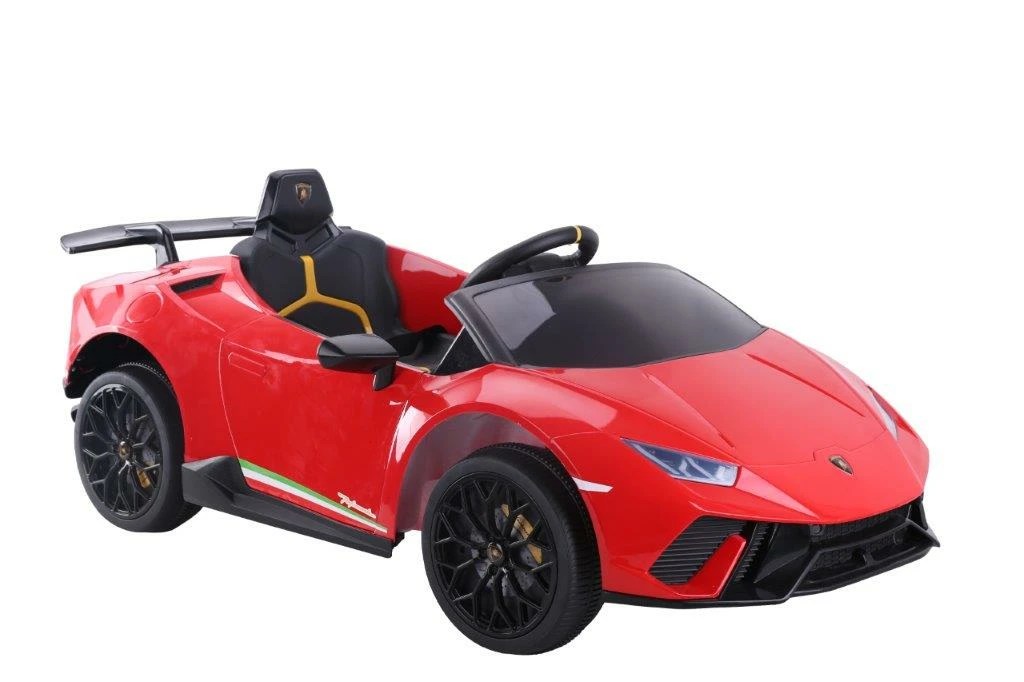 Red Huracan 12v official ride on toy car with remote control