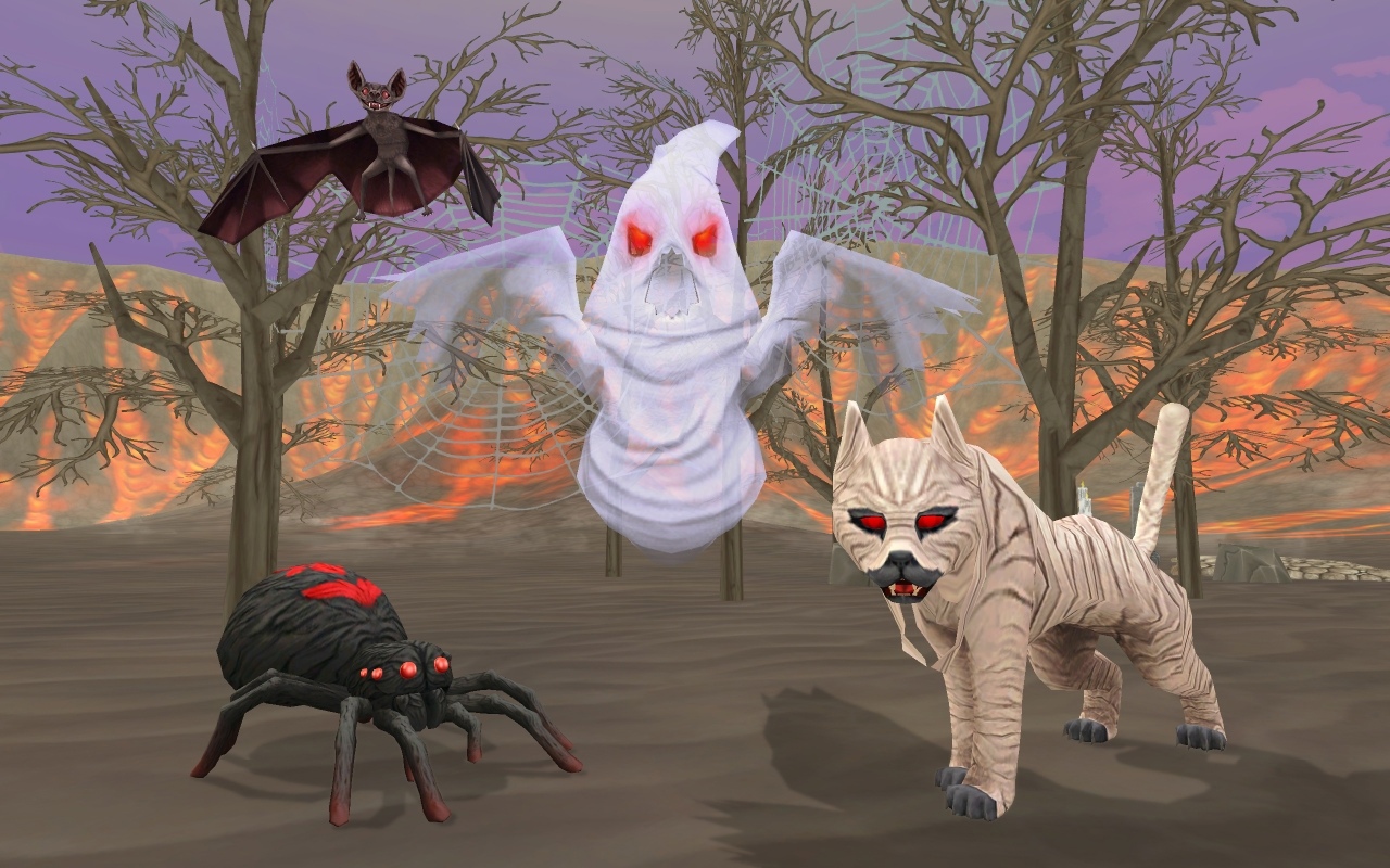 WildCraft Update Halloween events, Mystical forest den, Private chat