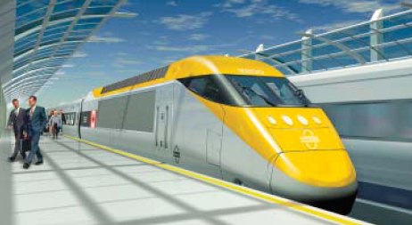 Jettrain turbine powered high speed locomotive