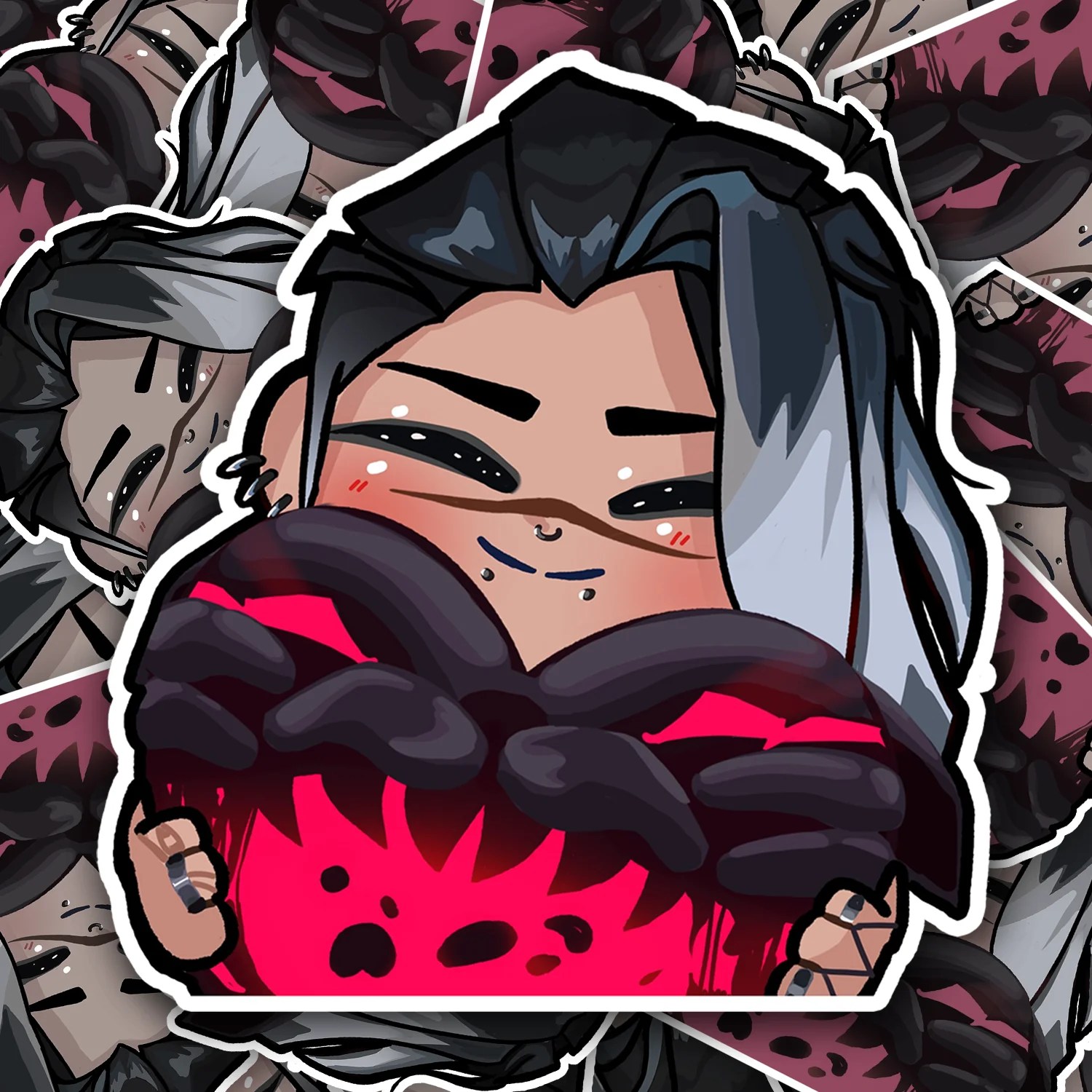 Chibi Fade Sticker Fast & Free Shipping Turbo Vinyl