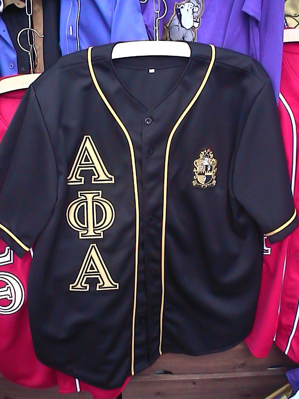 APA Baseball Jersey Button Front Turf Gear