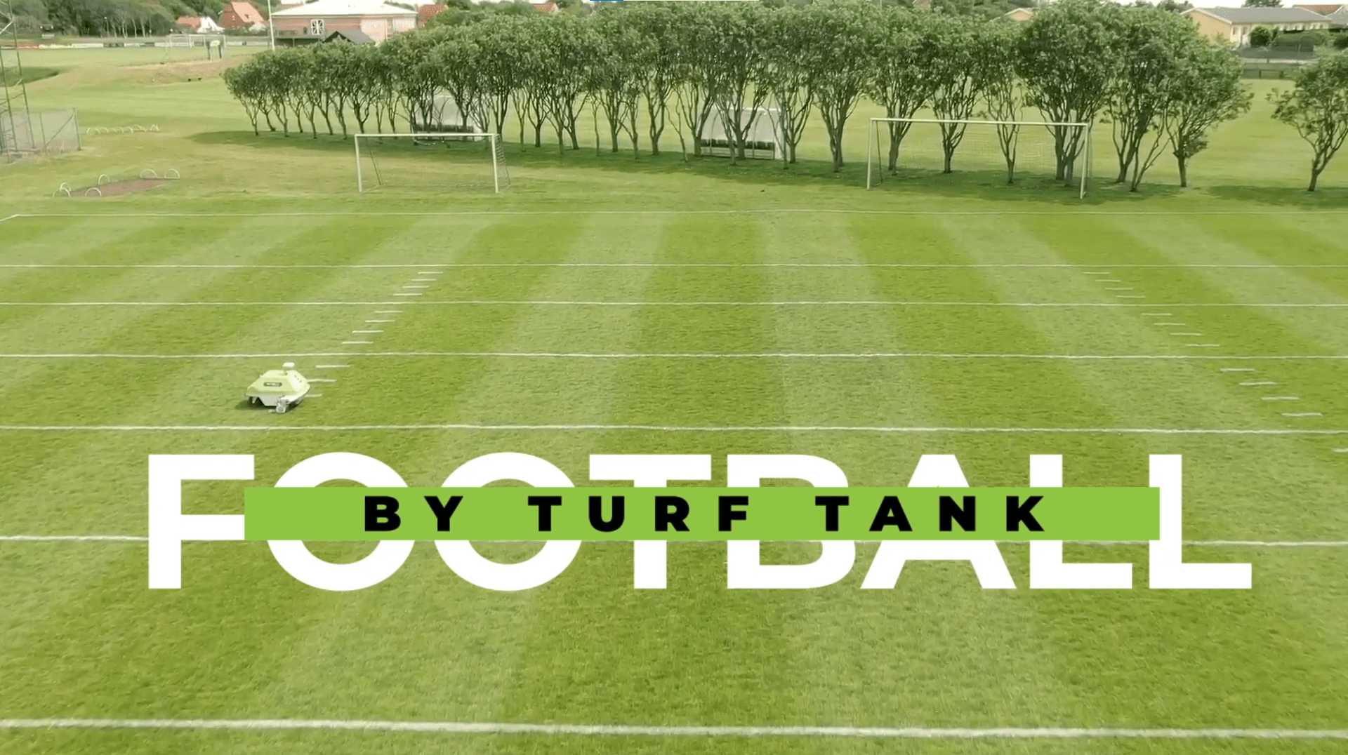 Football Field Painter GPS paint robot Turf Tank